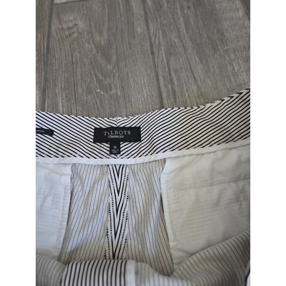 Talbots Signature Striped Capri Pants In Size 16. EUC - Picture 7 of 7